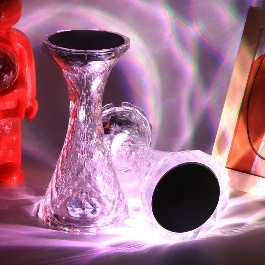 Lampe de table en cristal sans fil Tactile Rgb pour chambre V2 - Décoration - صورة 3