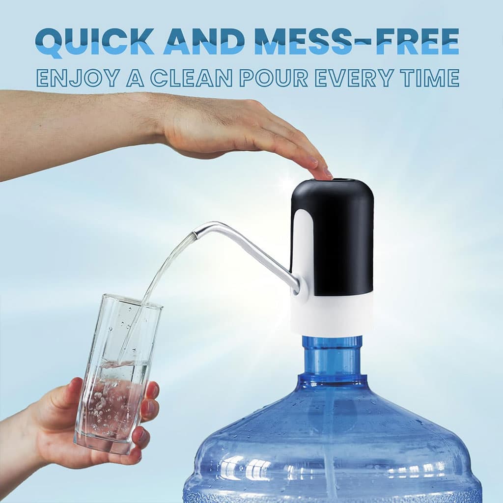 Pompe à bouteille d’eau, distributeur d’eau universel de 5 gallons rechargeable - Outillage et Bricolage - صورة 7