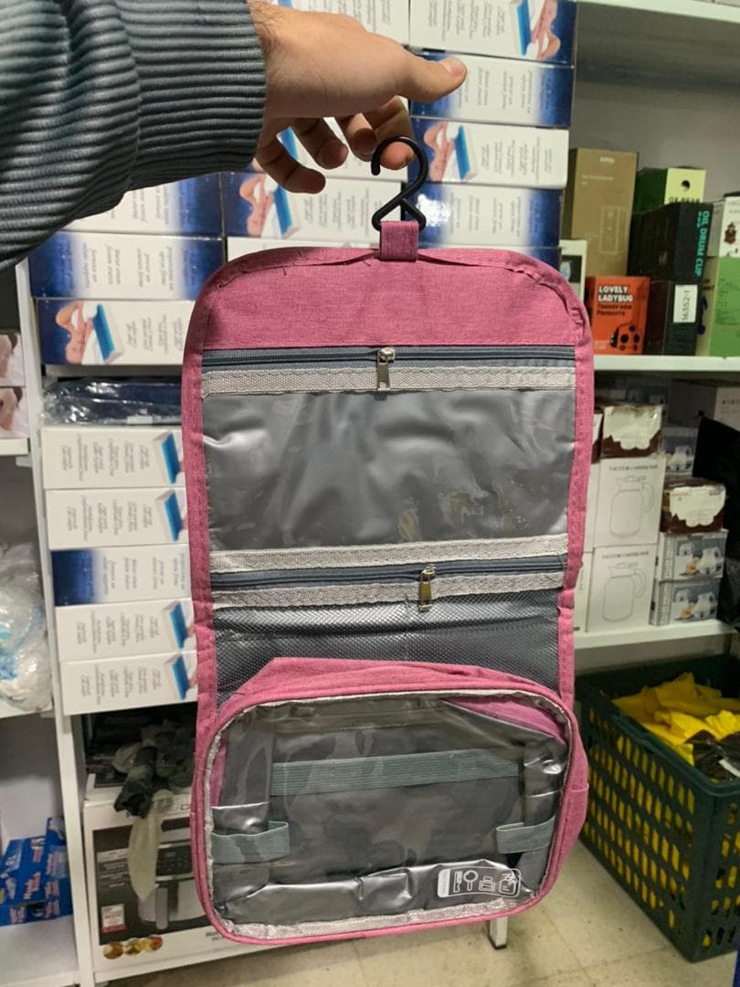 Trousse de Toilette de Voyage à Suspendre, Imperméable et Légère, Grande Capacité - Soins et Beauté - صورة حقيقية 9