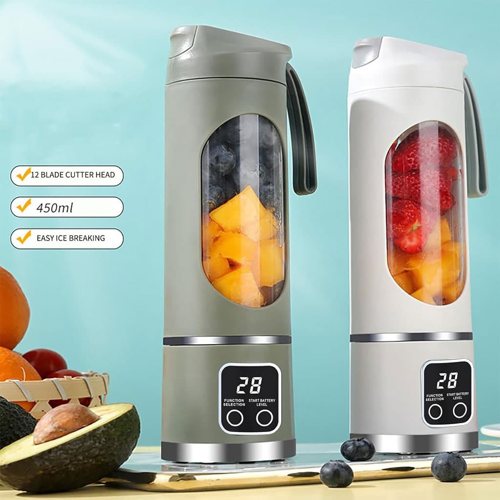 Blender à jus portables rechargeable, tasses de presse-agrumes multifonctionnelles - Électronique - صورة 3