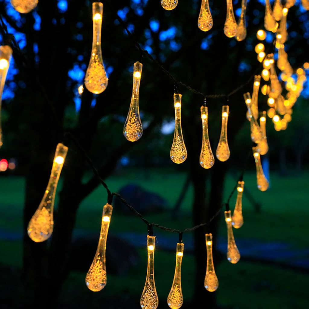 Guirlande lumineuse à 40 LED - 9 m - Branchement direct avec secteur étanche décoration idéale pour chambre (Ampoule) - Décoration - صورة 5