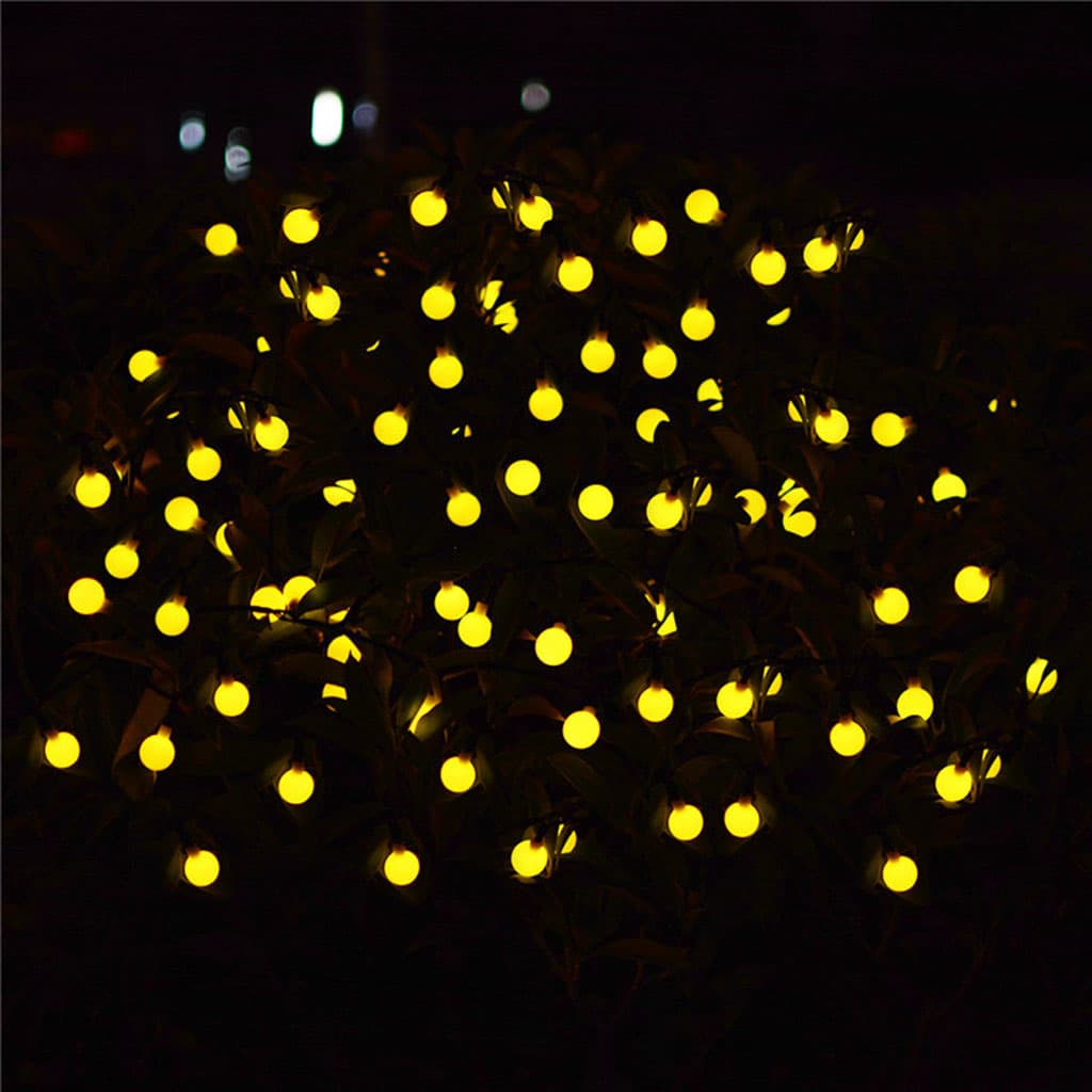 Guirlande lumineuse à 40 LED - 9 m - Branchement direct avec secteur étanche décoration idéale pour chambre (Rond) - Décoration - صورة 3