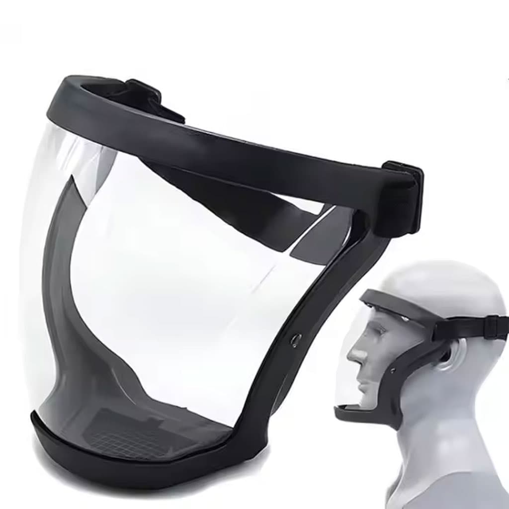 Masque facial intégral HD transparent, super protecteur anti-buée et respirant - Outillage et Bricolage - صورة 2
