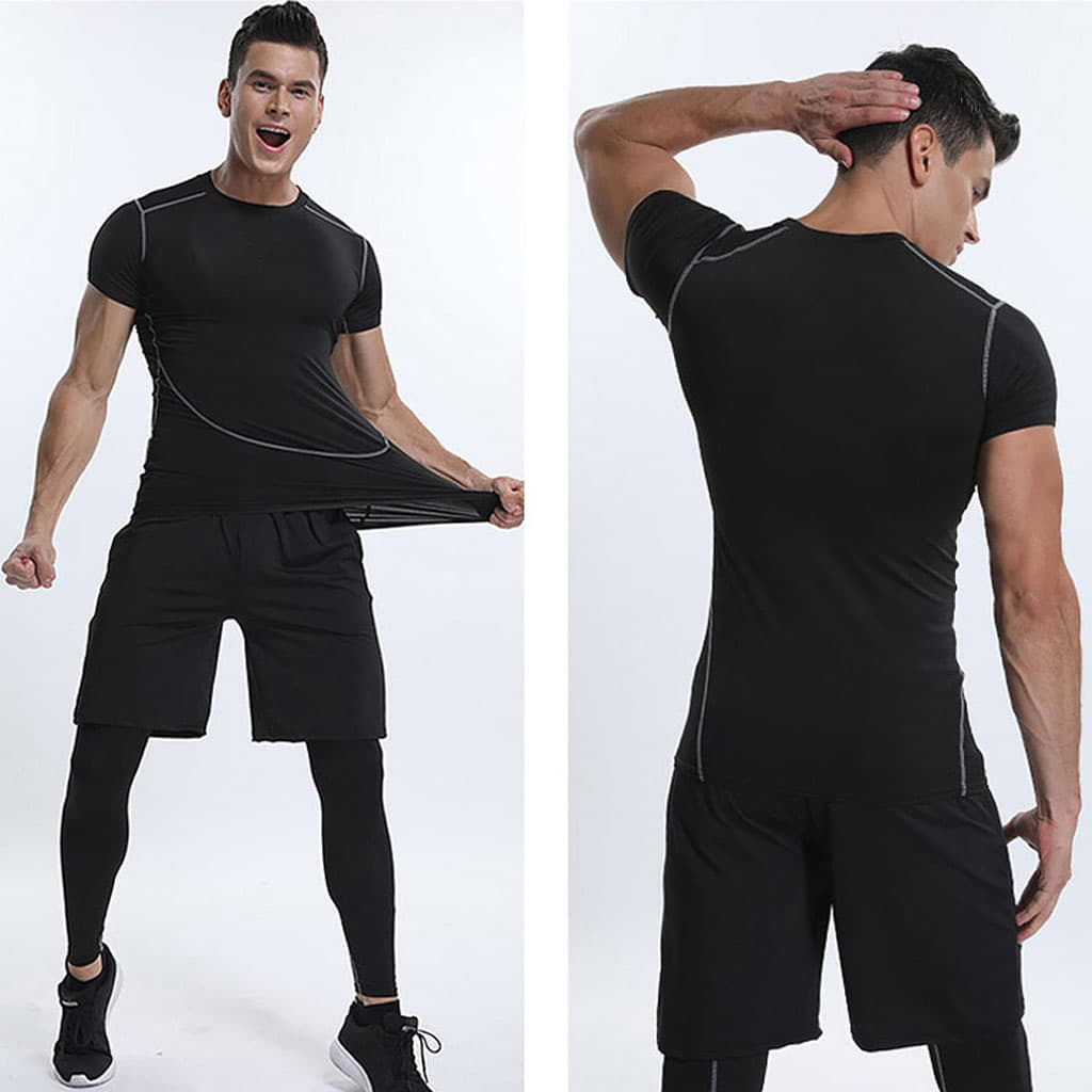GYM Sport Kit Compression pour Hommes 3 pcs - طقم رياضي 3 قطع - Sport - صورة 5