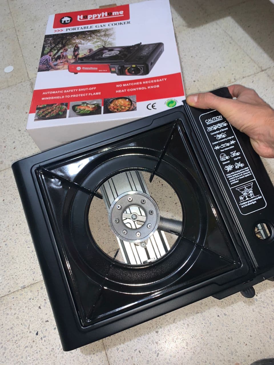 Réchaud à gaz de camping allumage automatique V2 - Camping et Randonnée - صورة حقيقية 7