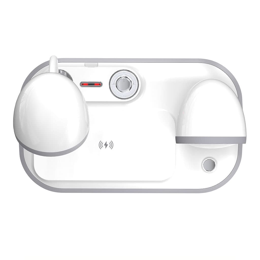 Station de Charge Vintage sans Fil Nostalgia 15W, Haut-Parleur Bluetooth - Électronique - صورة 4
