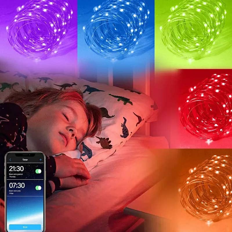 Led Strip lumineuse intelligente 5M USB Bluetooth pour décoration - Électronique - صورة 5