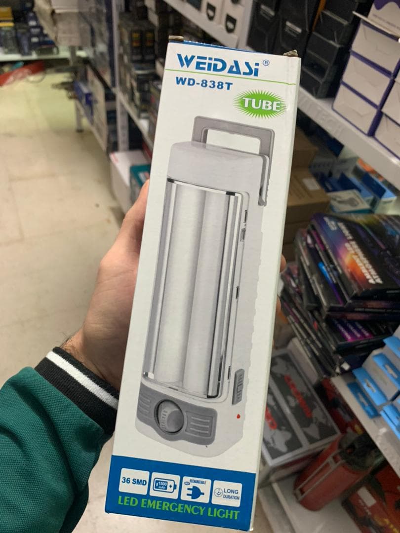 Lampe De Secours Rechargeable Weidasi WD-838T - Camping et Randonnée - صورة حقيقية 4