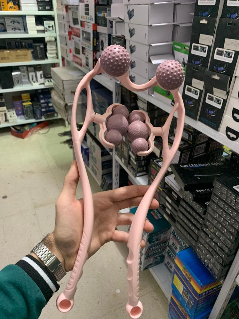 Masseur de corps multifonctionnel à six roues à billes et deux boules - Divers - صورة حقيقية 8