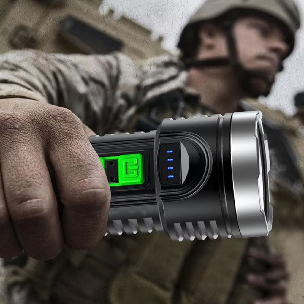 Lampe torche LED rechargeable Super lumineuse G5 - Camping et Randonnée - صورة 2