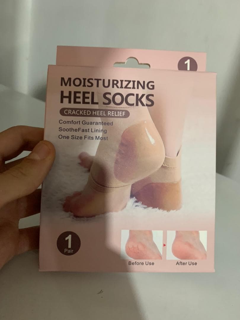 Paires de chaussettes hydratantes pour le traitement du talon fissuré - Soins et Beauté - صورة حقيقية 6