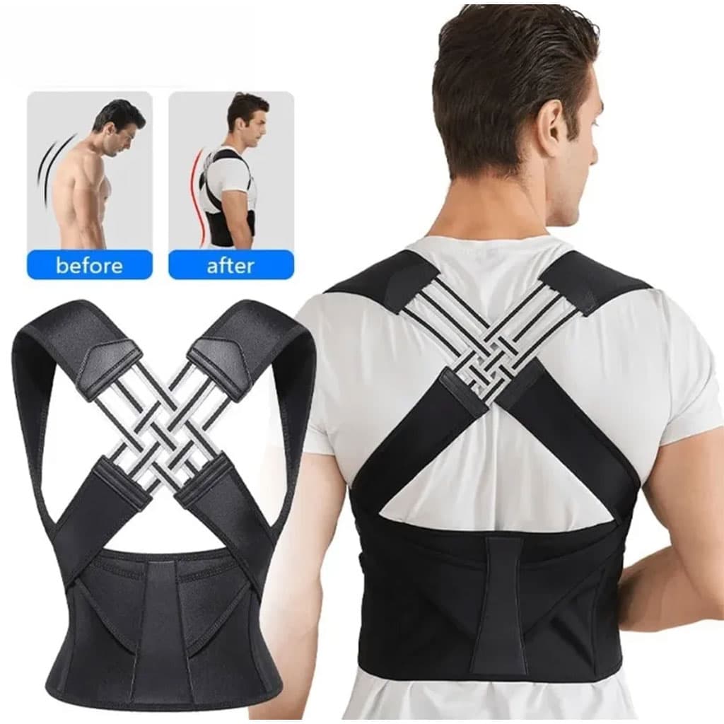 Ceinture de posture réglable pour le dos unisexe - Sport - صورة 3