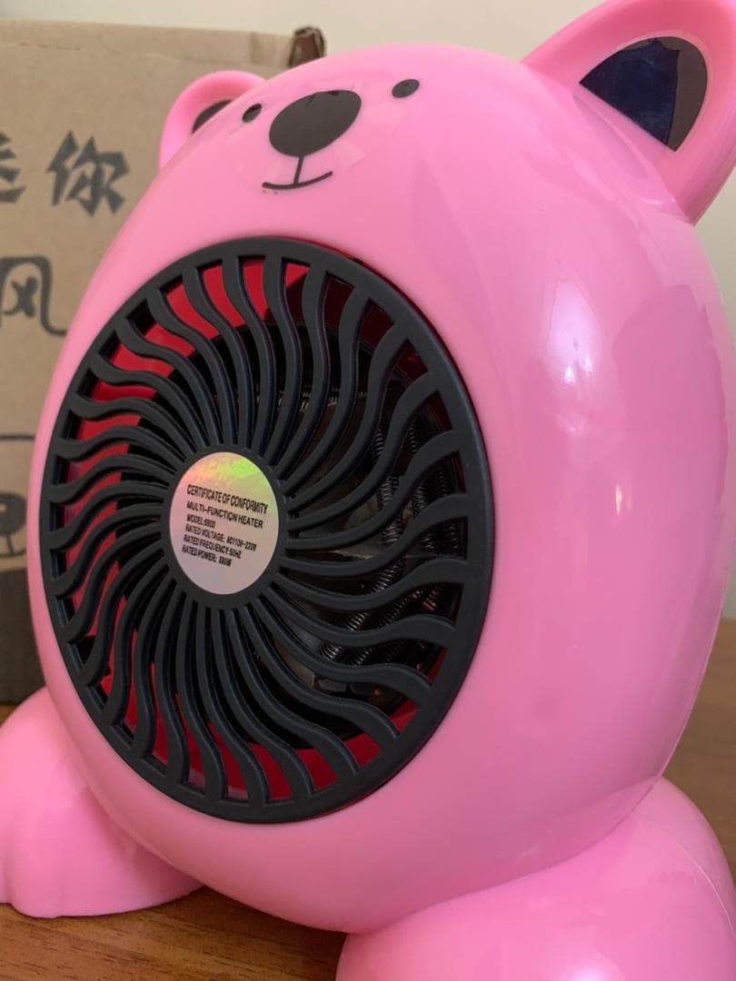 Mini radiateur chauffage électrique Ours 380W - Électronique - صورة حقيقية 9