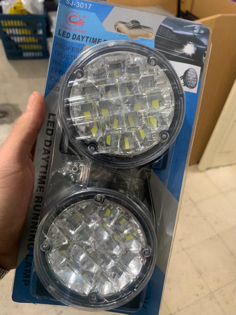 Feux Antibrouillard 2 Pièces 12V 18LED Pour Toutes Les Voitures - Électronique - صورة حقيقية 8