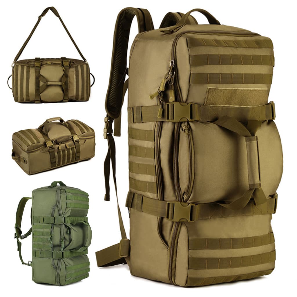 Sac à dos de randonnée tactique Convertible 75L SDM07 - Camping et Randonnée - صورة 1