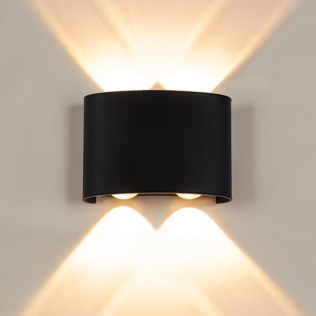 Applique Murale LED 4W D’Éclairage Extérieur 2 Lampes en PP - Décoration - صورة 1