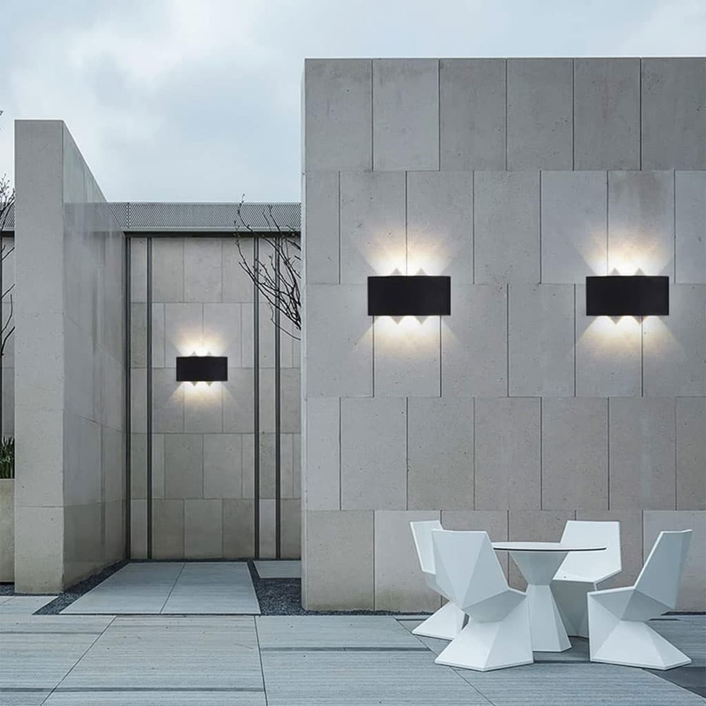 Applique Murale LED 8W D’Éclairage Extérieur 4 Lampes en PP - Décoration - صورة 2