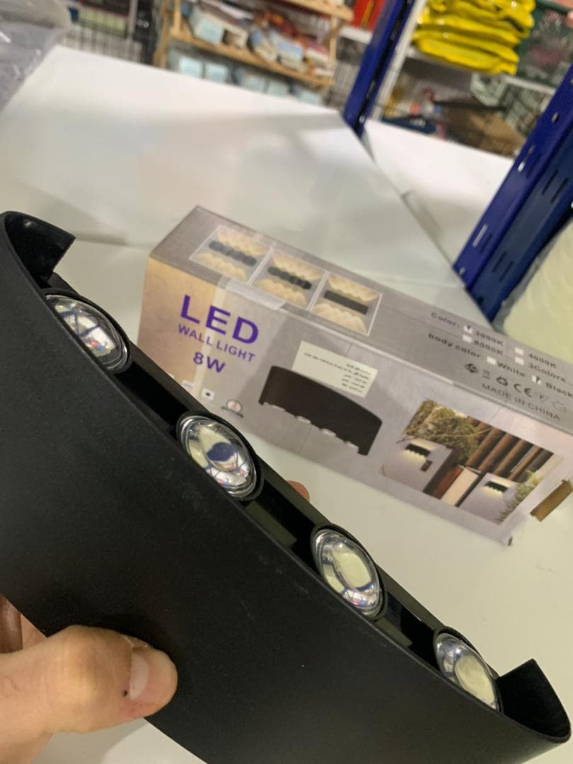 Applique Murale LED 8W D’Éclairage Extérieur 4 Lampes en PP - Décoration - صورة حقيقية 14