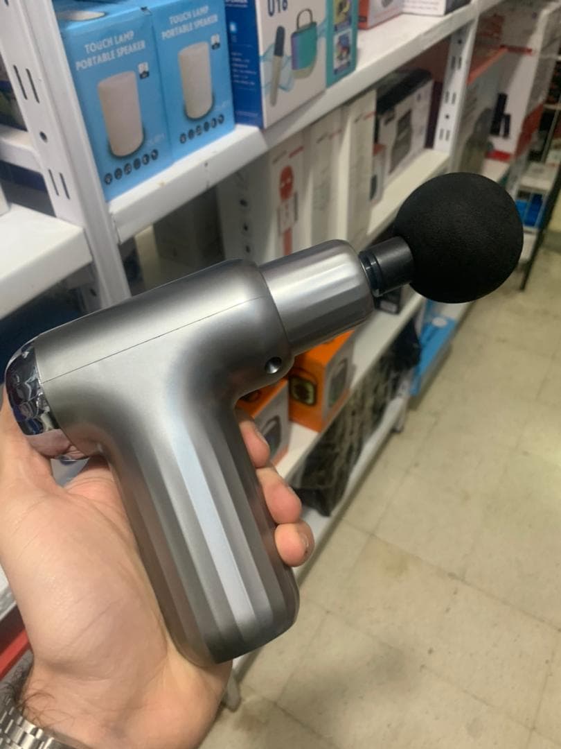 Pistolet de Massage ENZO EN-4802 avec 4 Têtes de Massage - Sport - صورة حقيقية 7