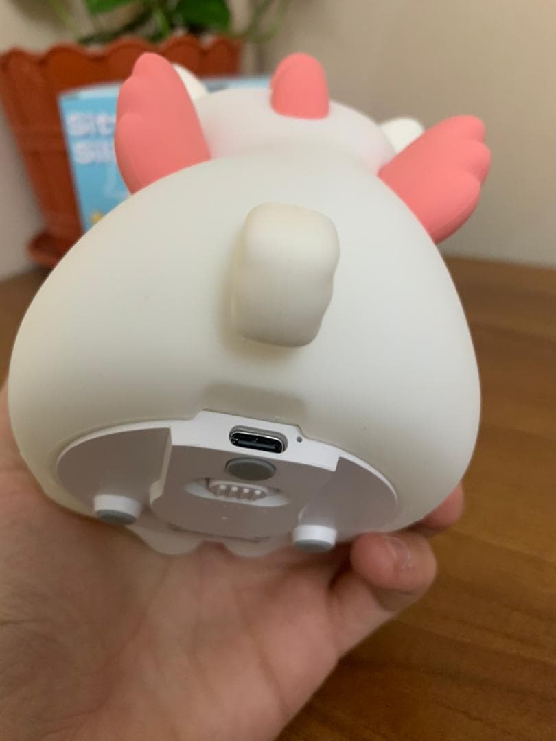 Veilleuse en Silicone Forme Unicorne pour Chambre d’enfant Rechargeable - Décoration - صورة حقيقية 9