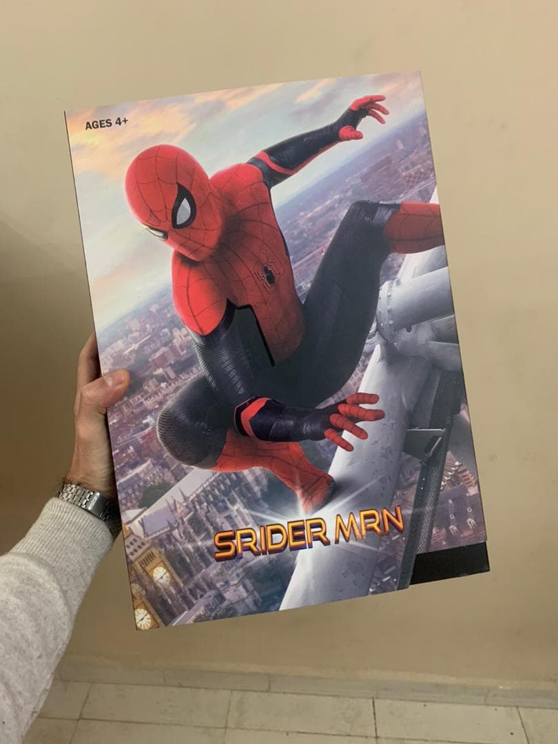 Figurine Géante Spider-Man 30 cm en PVC Le Super-Héros Mythique à Collectionner - Jouet & Gaming - صورة حقيقية 8