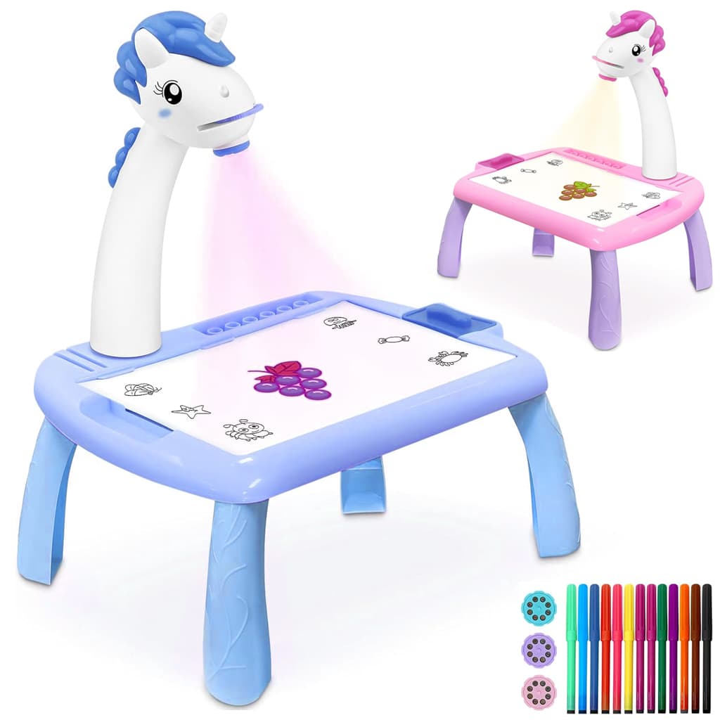 Projecteur de dessin licorne pour enfants avec 24 motifs colorés - Jouet & Gaming - صورة 1