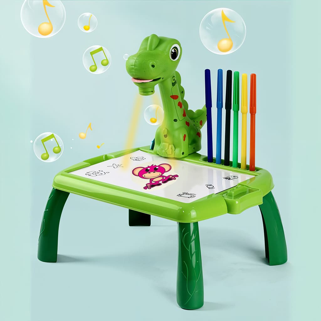Projecteur de dessin Dino pour enfants avec 24 motifs colorés - Jouet & Gaming - صورة 2