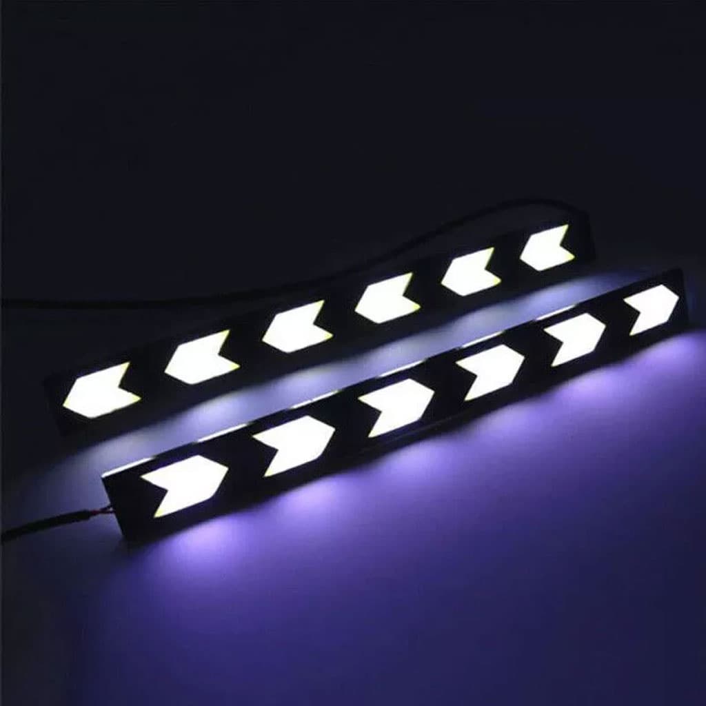 Lot de 2 feux de circulation à LED COB - Accessoires Auto/Moto - صورة 3