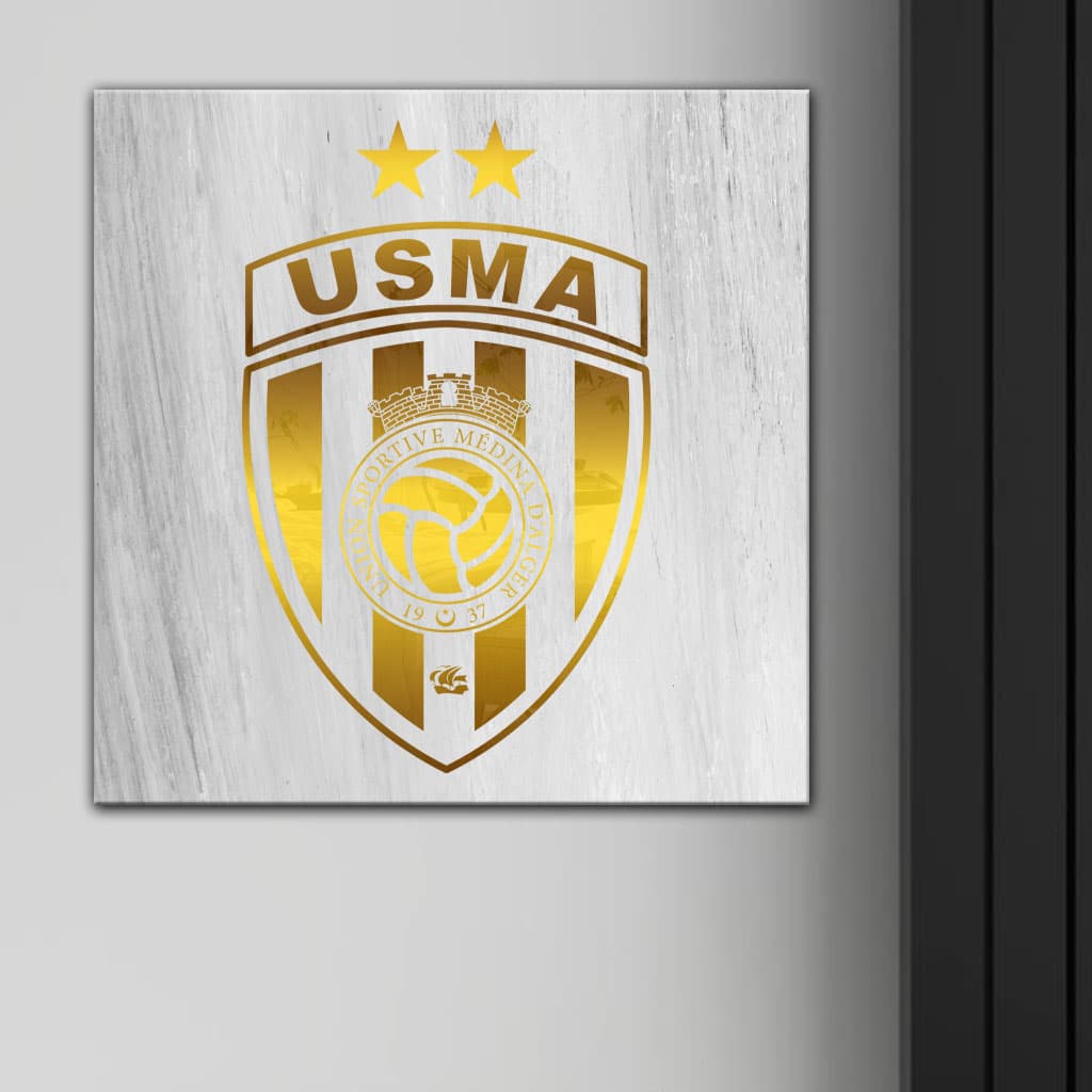 Cadre en Acrylique Effet Gold Miroir Motif Club USMA - Décoration - صورة 4
