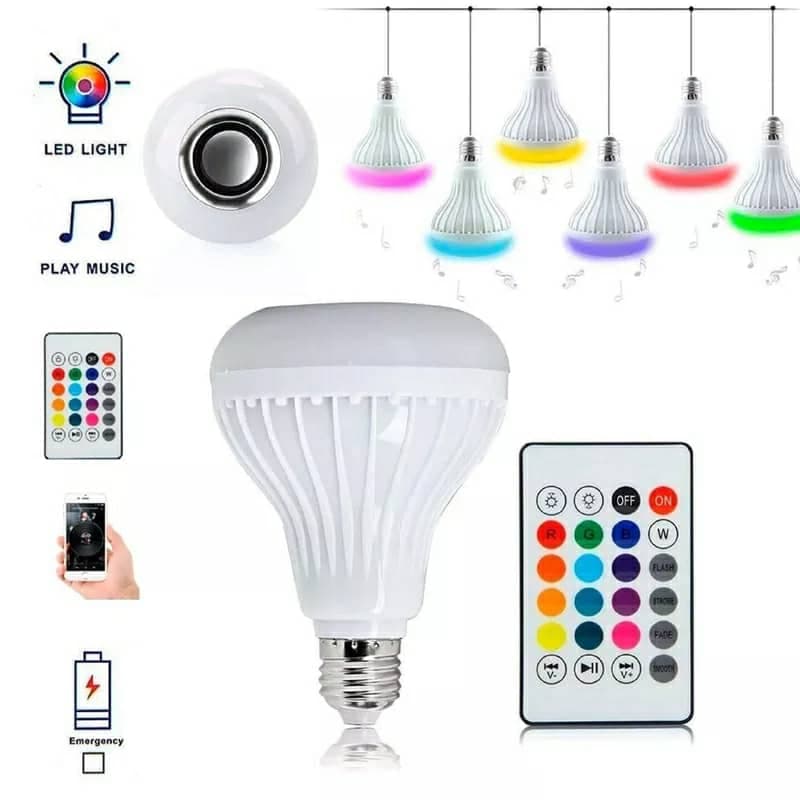 Ampoule Bluetooth Avec Haut-Parleur Rgb Télécommande SansFil - Électronique - صورة 5
