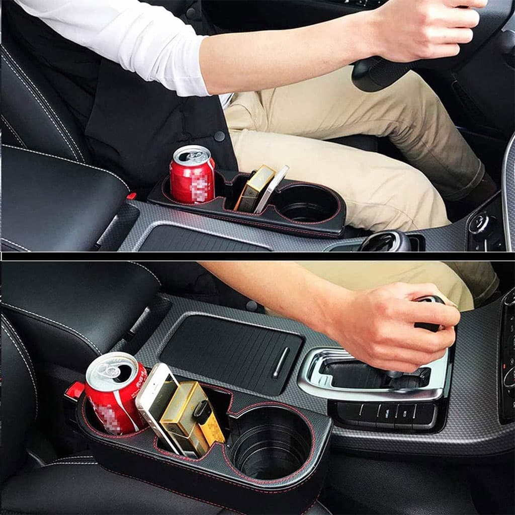 Organisateur de remplissage d’espace de voiture avec porte-gobelet - Accessoires Auto/Moto - صورة 7