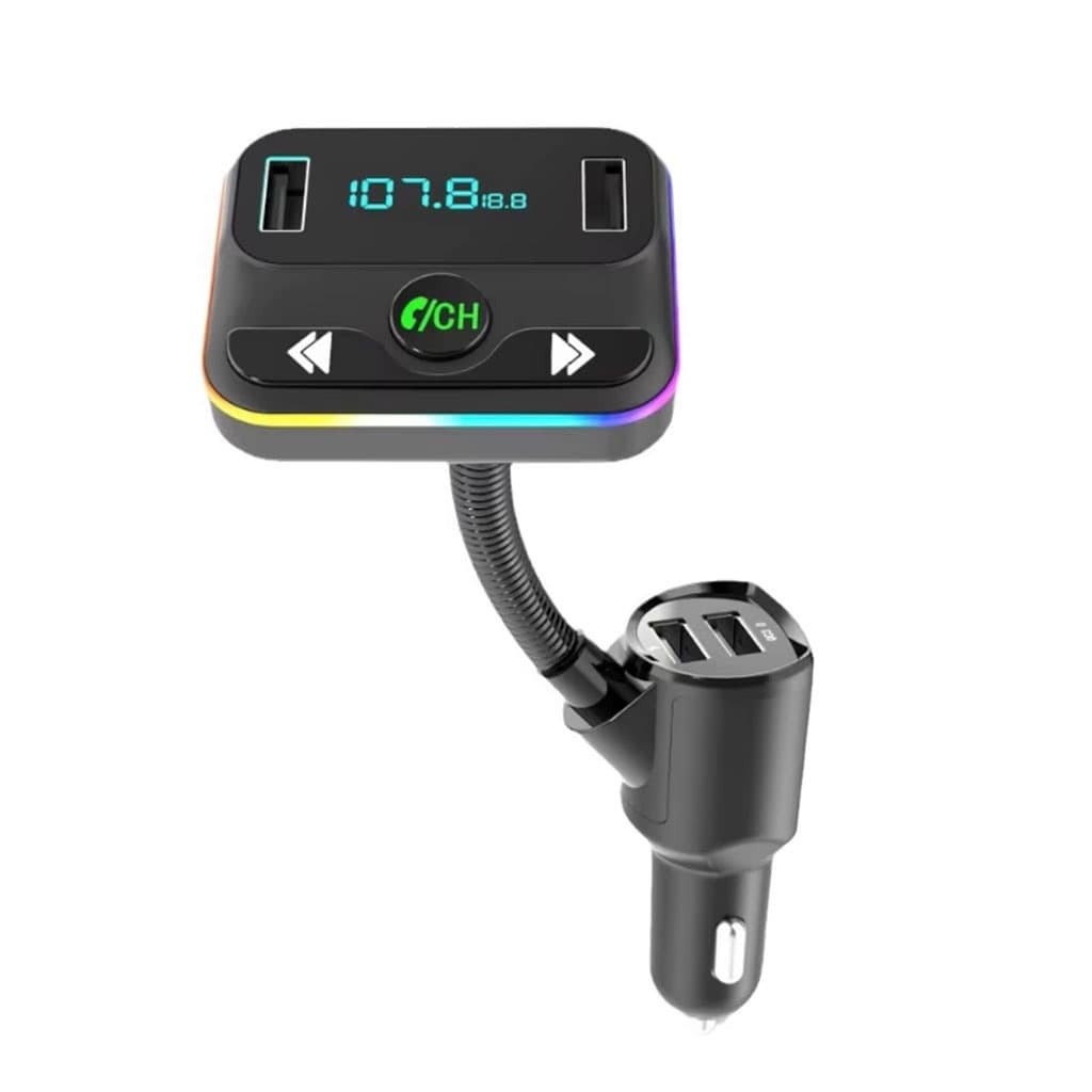 Transmetteur FM Voiture avec Affichage Numérique – مشغل الميديا في السيارة - Accessoires Auto/Moto - صورة 1