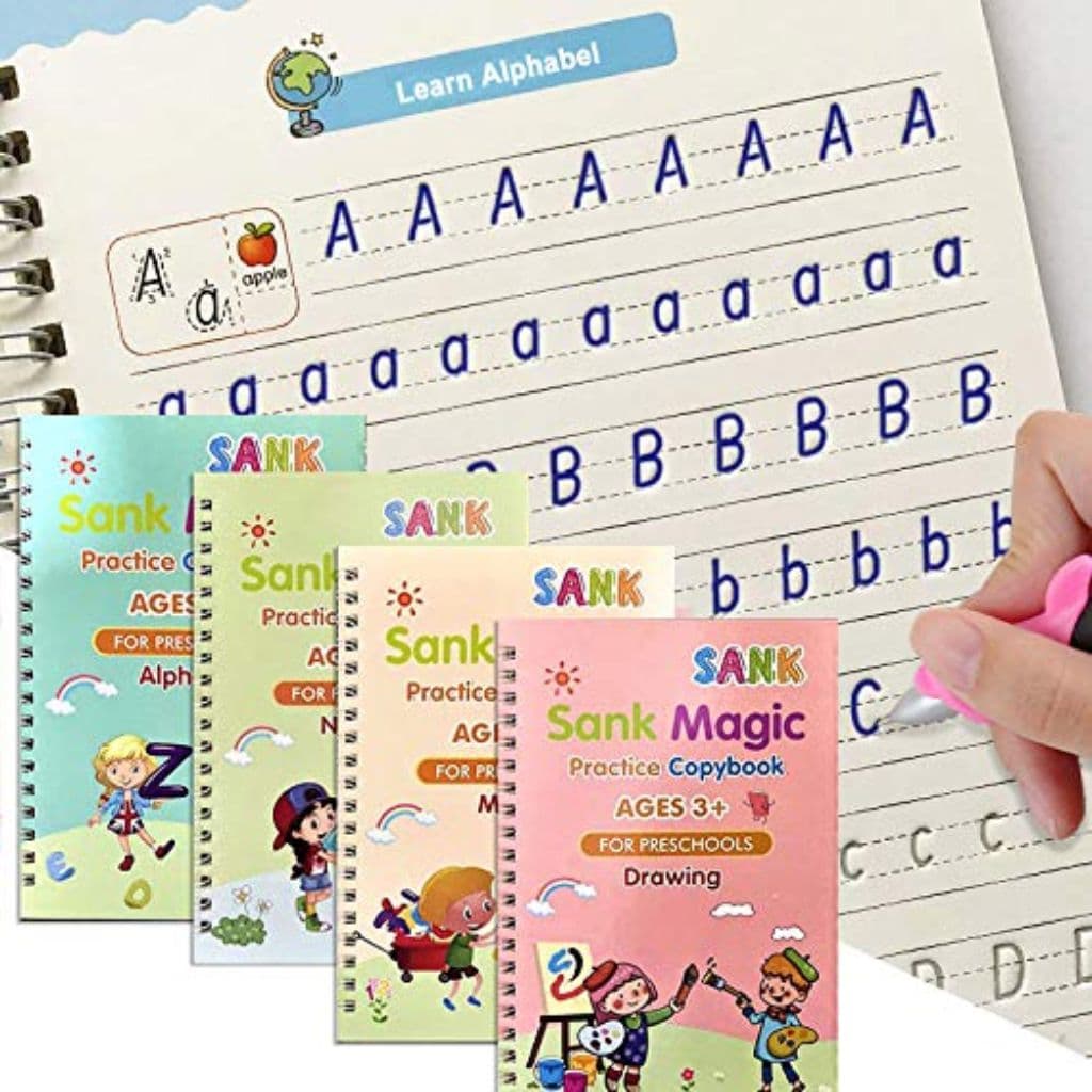 Cahier de Pratique (Ensemble de 4 Livres + 10 Recharges) – كراس التدريب مجموعة من 4 كتب + 10 عبوات حبر ANGLAIS - Jouet & Gaming - صورة 6