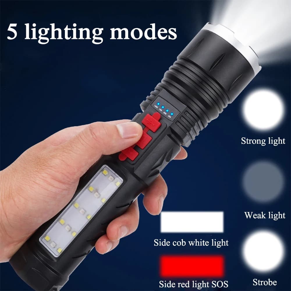 Lampe de Poche Téléscopique 50 LED – مصباح يدوي - Outillage et Bricolage - صورة 5