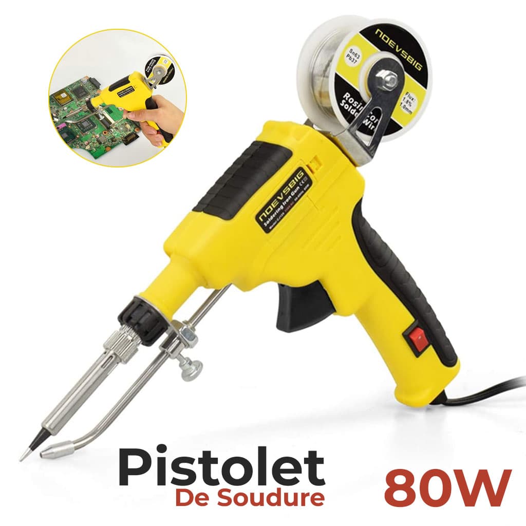 Pistolet à Souder Automatique 80 W avec Chauffage en Céramique – مسدس تلحيم - Outillage et Bricolage - صورة 1