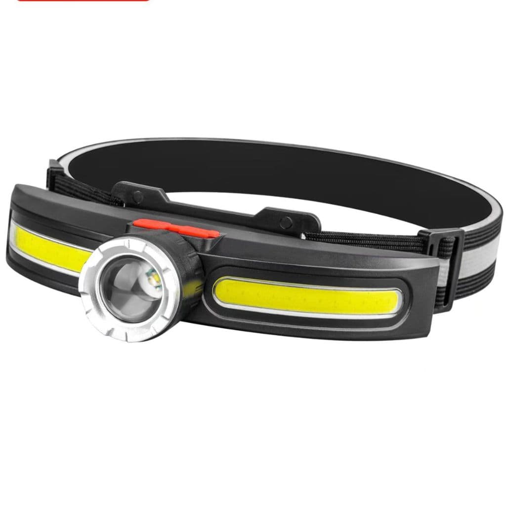 Lampe Frontale LED COB Multifonctionnelle Rechargeable par USB – مصباح الرأس أمامي متعدد الوظائف - Électronique - صورة 5