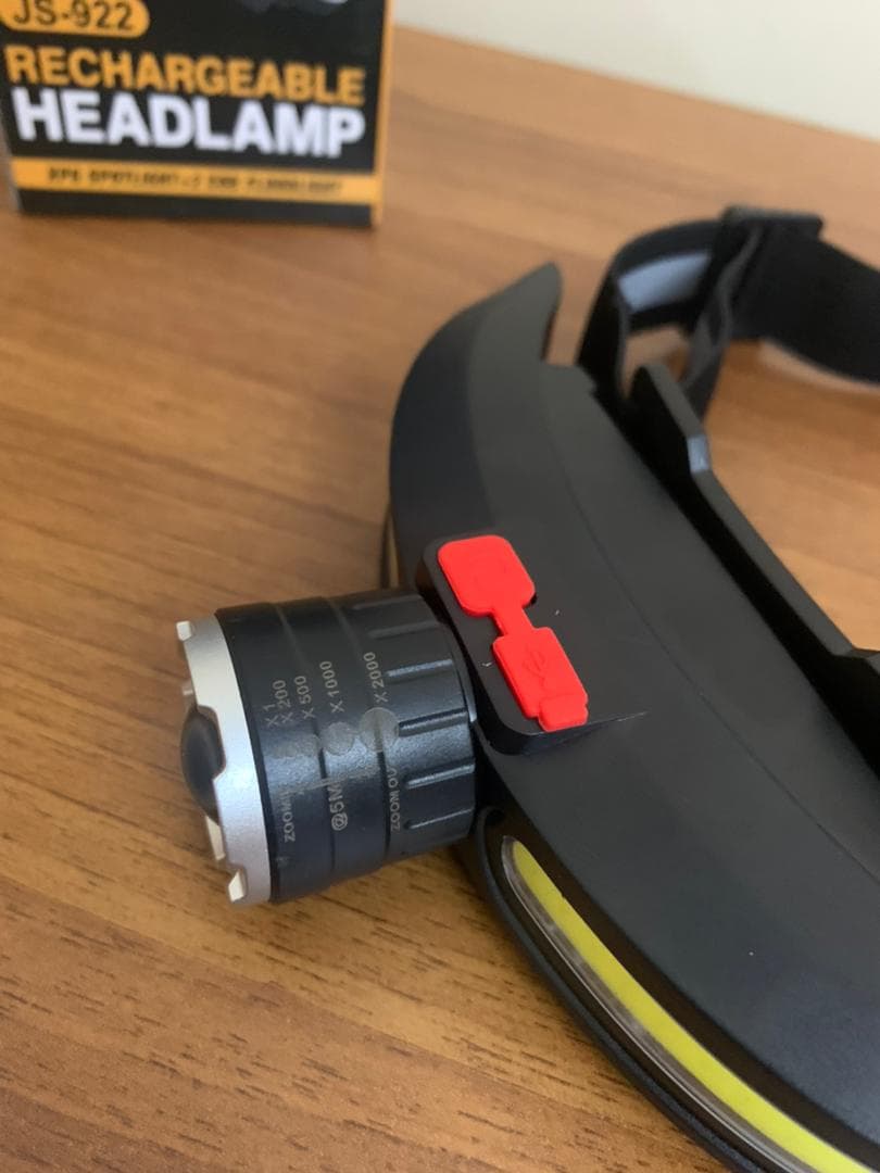 Lampe Frontale LED COB Multifonctionnelle Rechargeable par USB – مصباح الرأس أمامي متعدد الوظائف - Électronique - صورة حقيقية 8