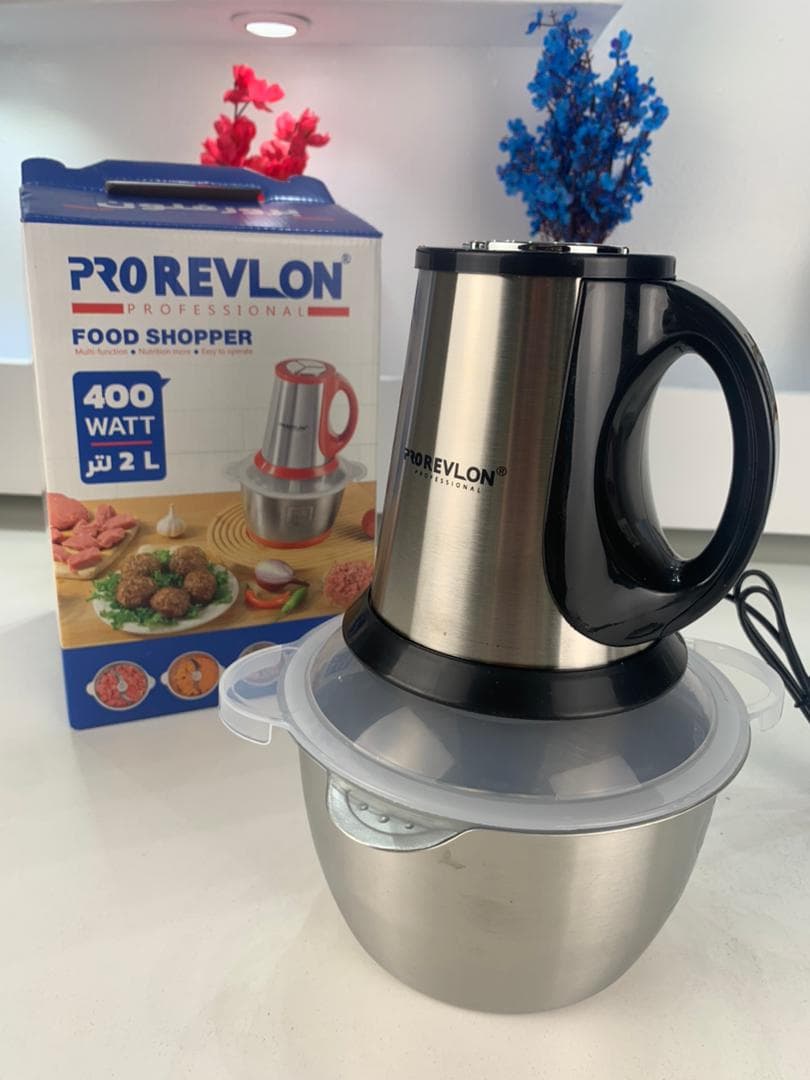 Hachoir à Viande Multifonction en Acier Inoxydable 300W/2L – مفرمة لحم متعددة الوظائف من الفولاذ المقاوم للصدأ - Cuisine - صورة حقيقية 7