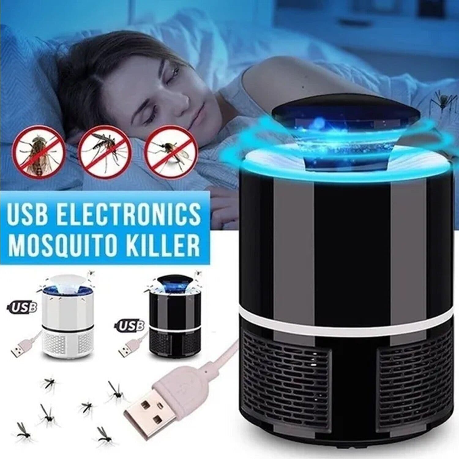 Appareil Anti-Moustique USB 5W Avec Lampe LED Écologique - Électronique - صورة 1