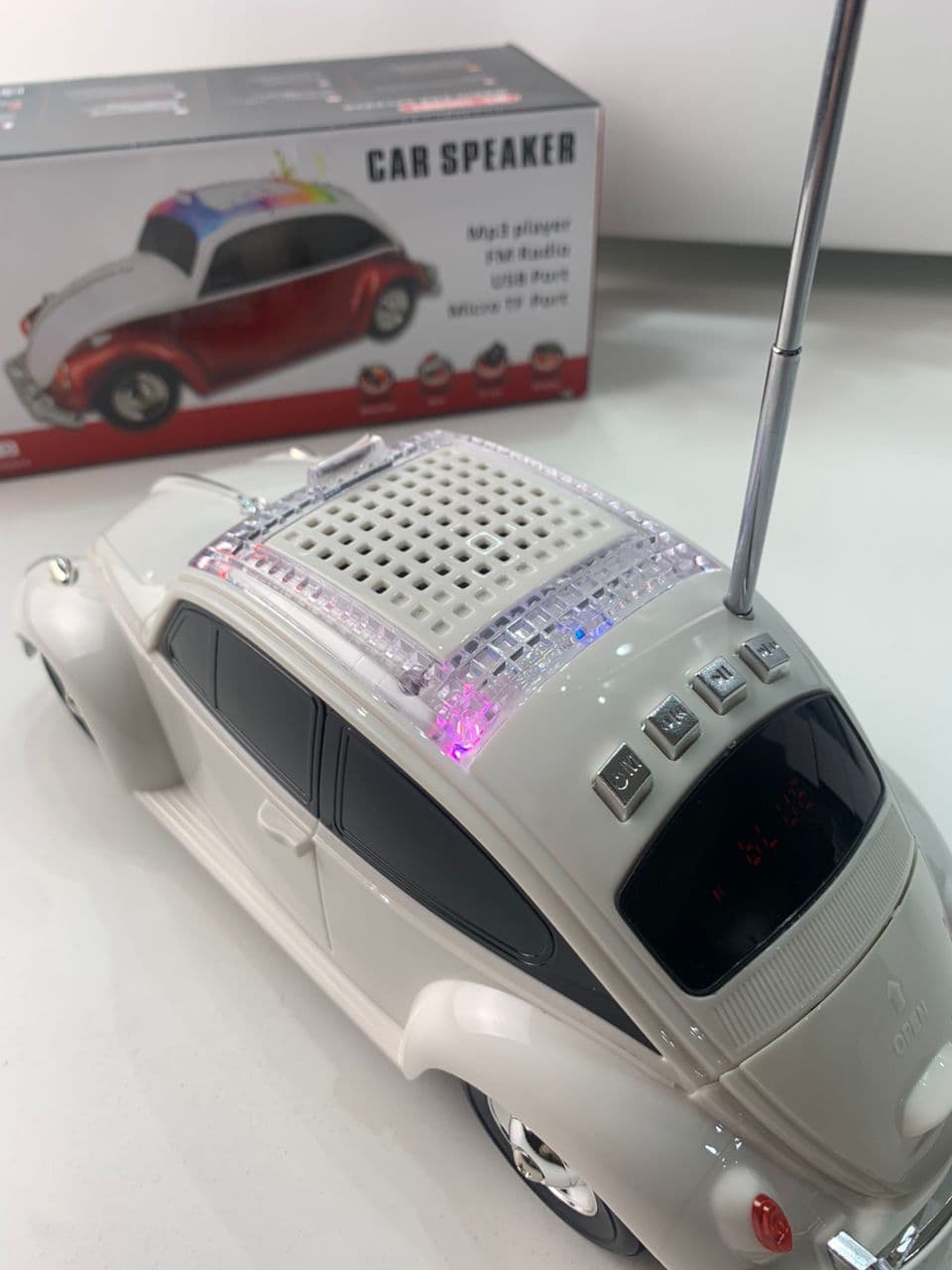 Haut-parleur Bluetooth sans fil Beetle Voiture – سيارة مكبر صوت بلوتوث لاسلكي - Électronique - صورة حقيقية 9