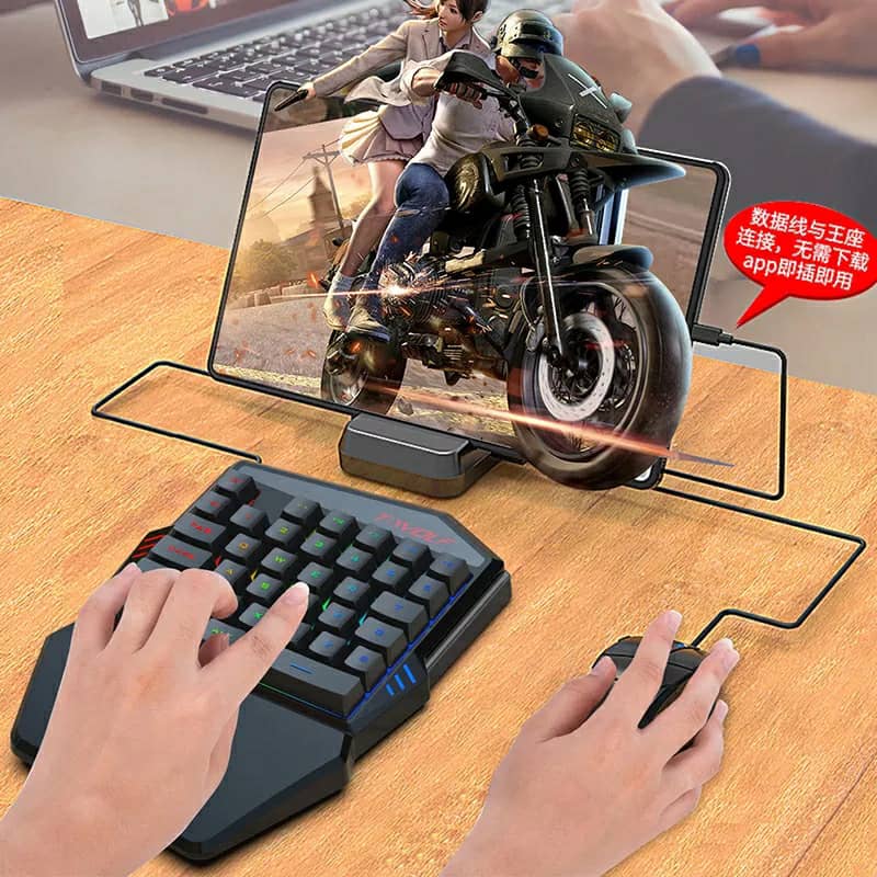 Mix Pro Clavier Souris 4en1 Pour smartphone Gaming PUBG-Fortnite - Électronique - صورة 3