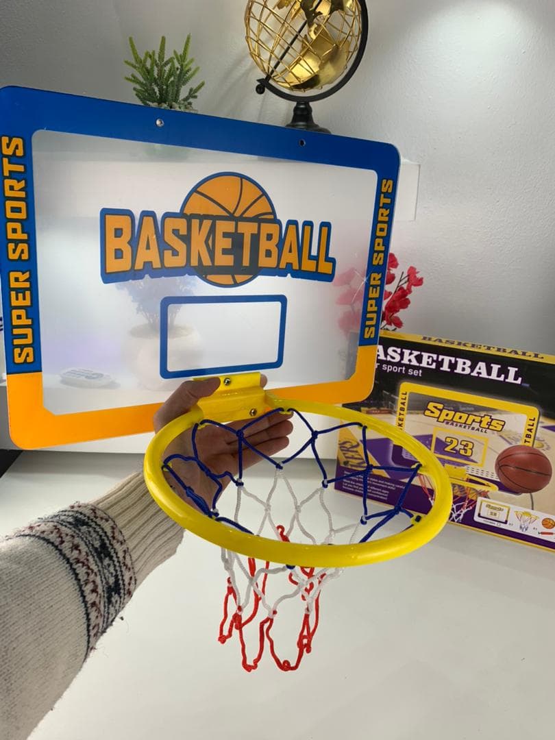 Ensemble de Jeu de Basket-Ball Super Sport – مجموعة لعب كرة السلة - Jouet & Gaming - صورة حقيقية 6