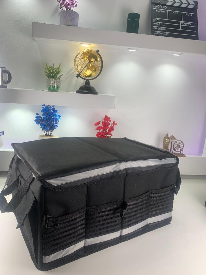 Organisateur de Coffre Pliable et Imperméable avec Multi-Compartiments – صندوق تنظيم الأغراض قابل للطي ومقاوم للماء - Accessoires Auto/Moto - صورة حقيقية 8