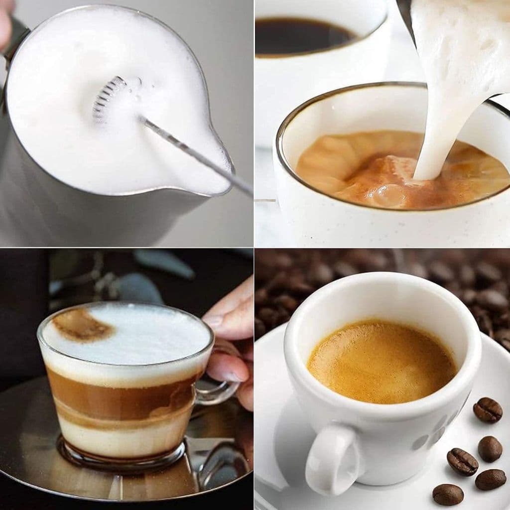 Mousseur à Lait 3 Vitesses Électrique Rechargeable – جهاز صنع رغوة الحليب الكهربائي القابل لإعادة الشحن - Cuisine - صورة 5