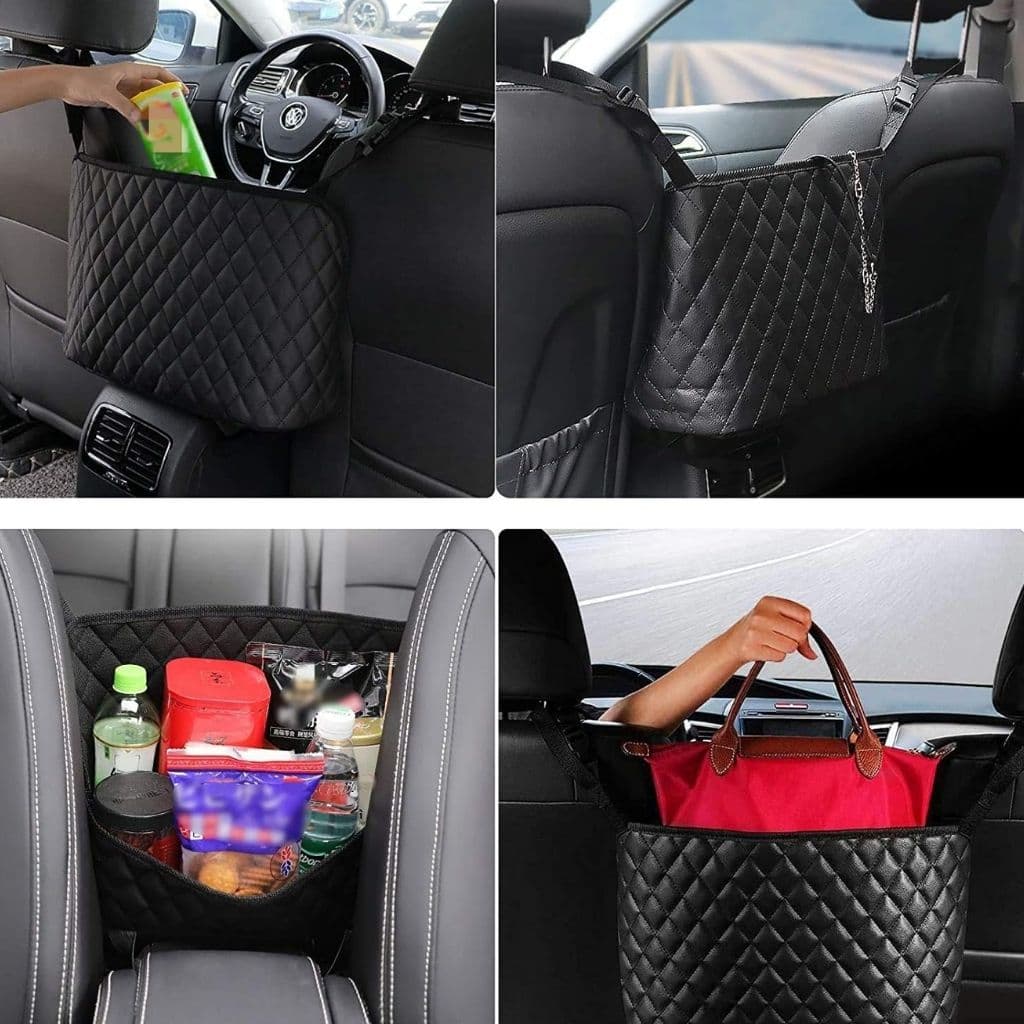 Sac de Rangement Suspendu entre les Sièges de Voiture – حقيبة تخزين معلقة بين مقاعد السيارة - Accessoires Auto/Moto - صورة 6