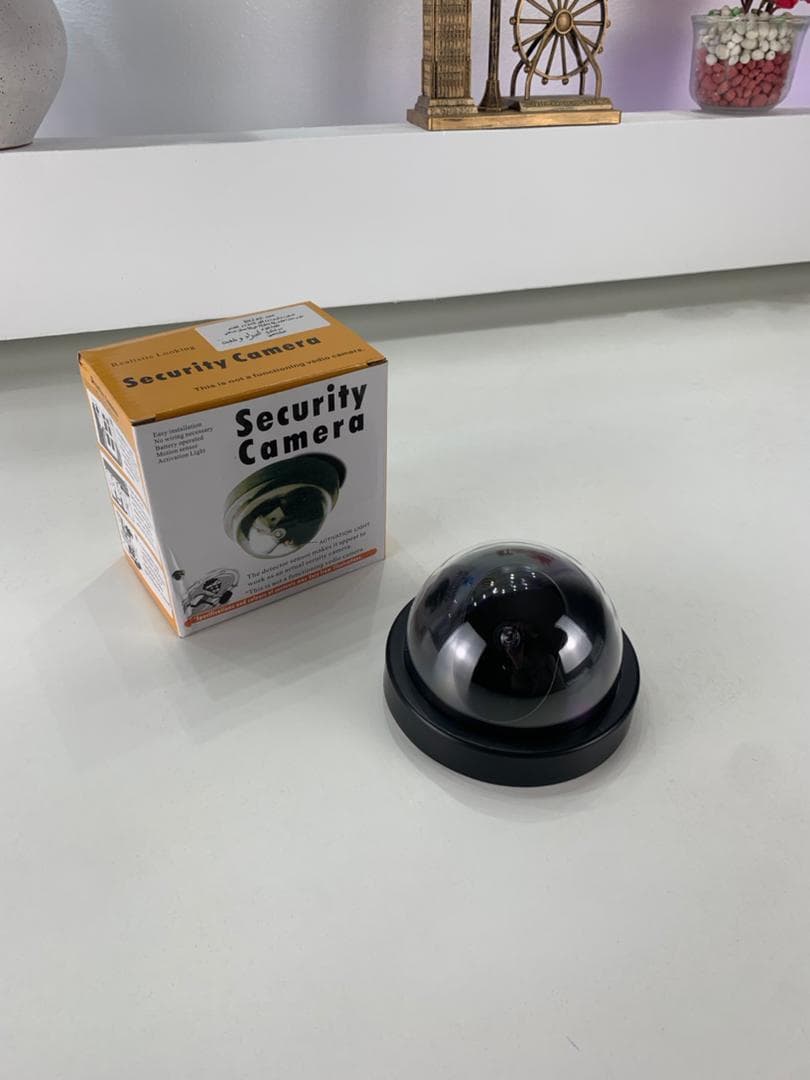 Caméra Factice de Surveillance Dôme avec LED Clignotante – كاميرا مراقبة وهمية مع ضوء - Électronique - صورة حقيقية 9
