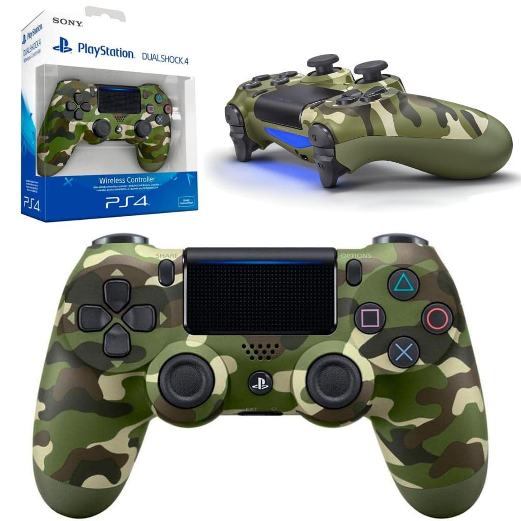 Manette sans fil DualShock 4 pour PlayStation 4 Camouflage Vert – يد تحكم لاسلكية للبلايستيشن - Jouet & Gaming - صورة 1