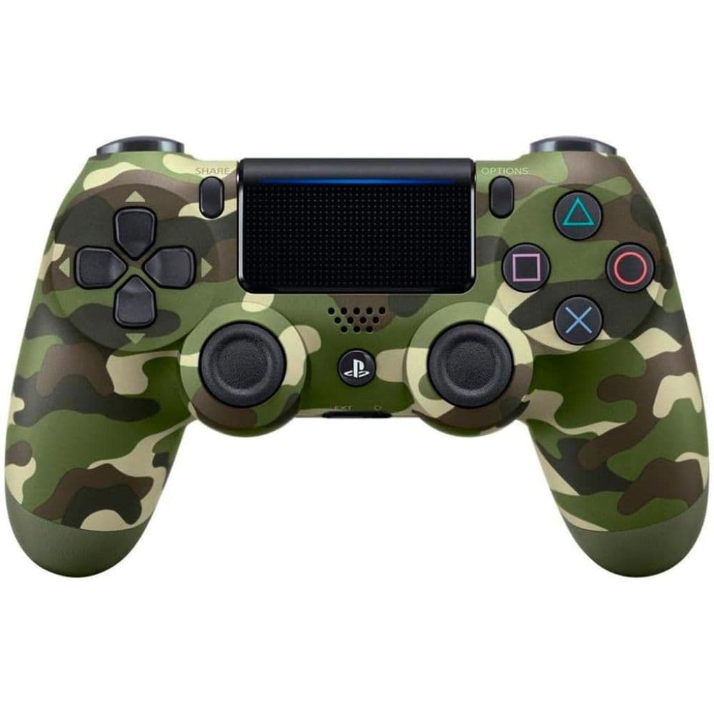 Manette sans fil DualShock 4 pour PlayStation 4 Camouflage Vert – يد تحكم لاسلكية للبلايستيشن - Jouet & Gaming - صورة 2