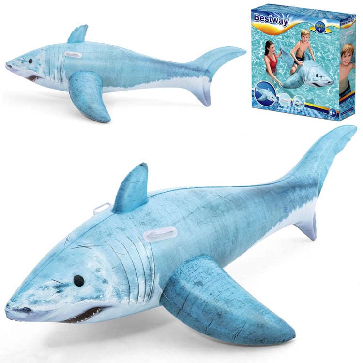 Bouée Requin Gonflable Pour Enfants 183 X 102 Cm Bestway 41405 - Jouet & Gaming - صورة 1