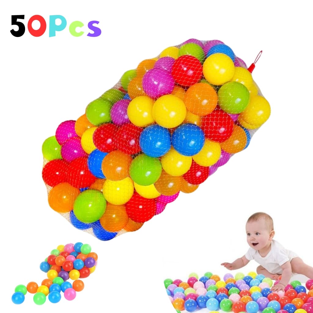 Sac de 50 balles De Jeux multicolore avec Diamètre 75 Mm - Jouet & Gaming - صورة 1